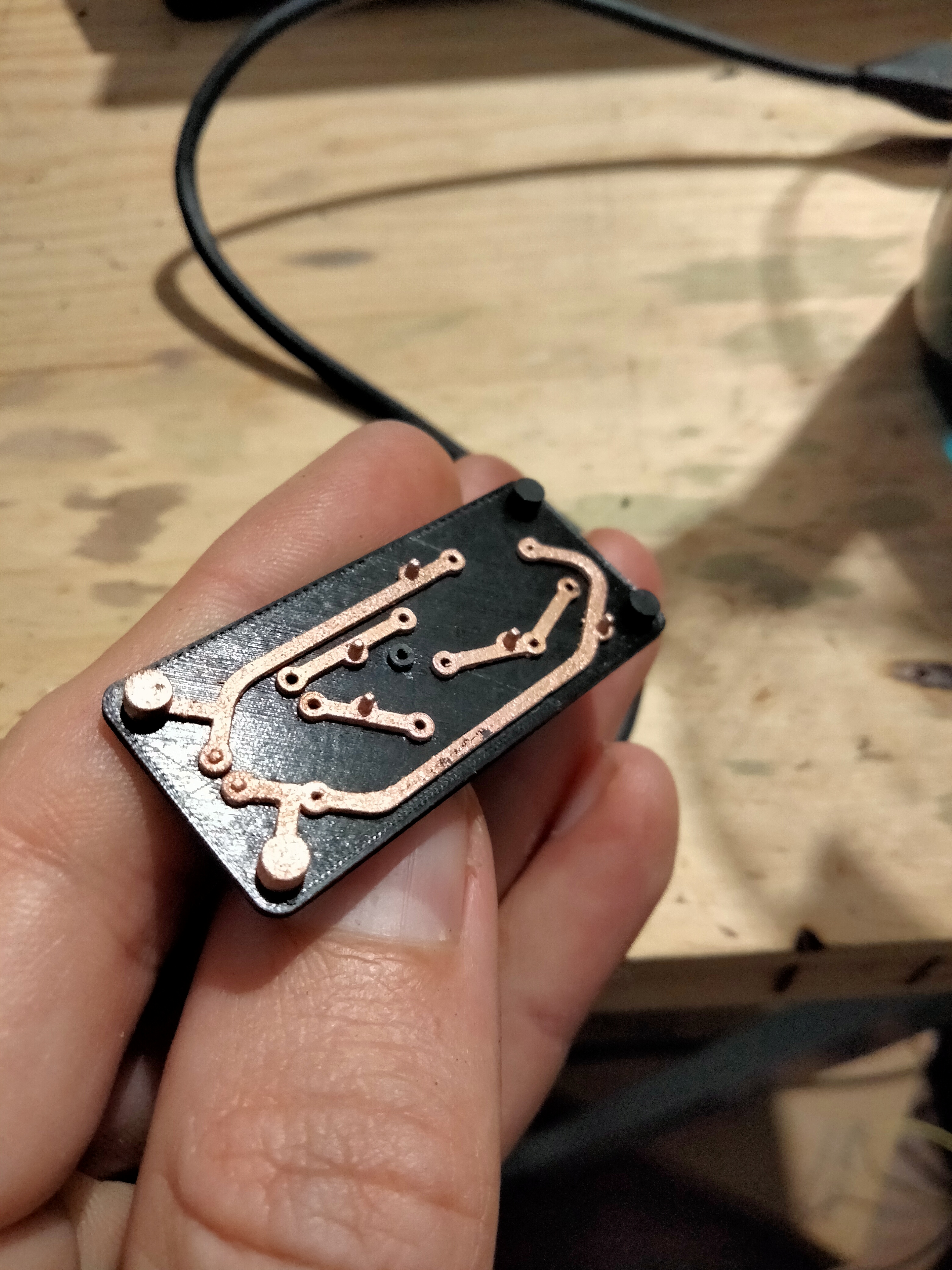 Simple flashing printed circuit