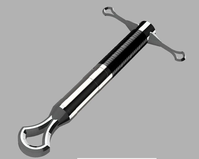 Narsil sword parts for 3d E's modular lightsaber