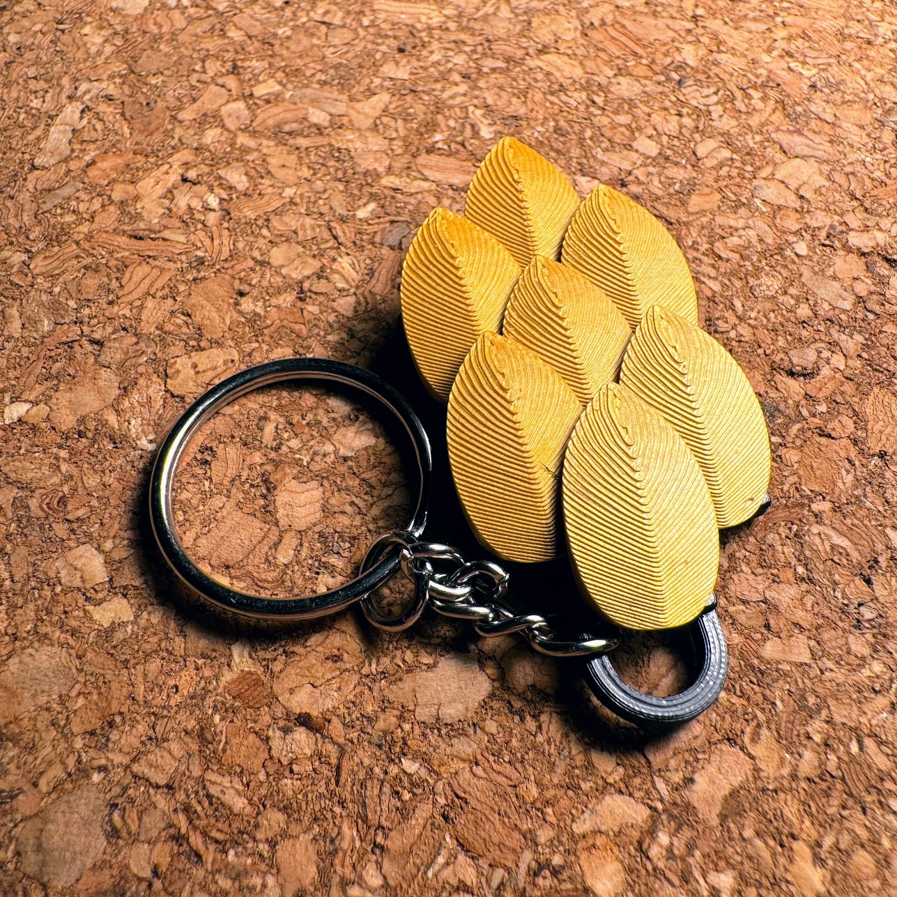 Dragon Scale keychain 3D model thumbnail