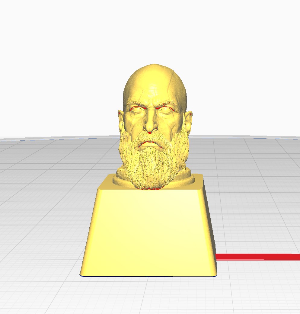Kratos Head Keycap