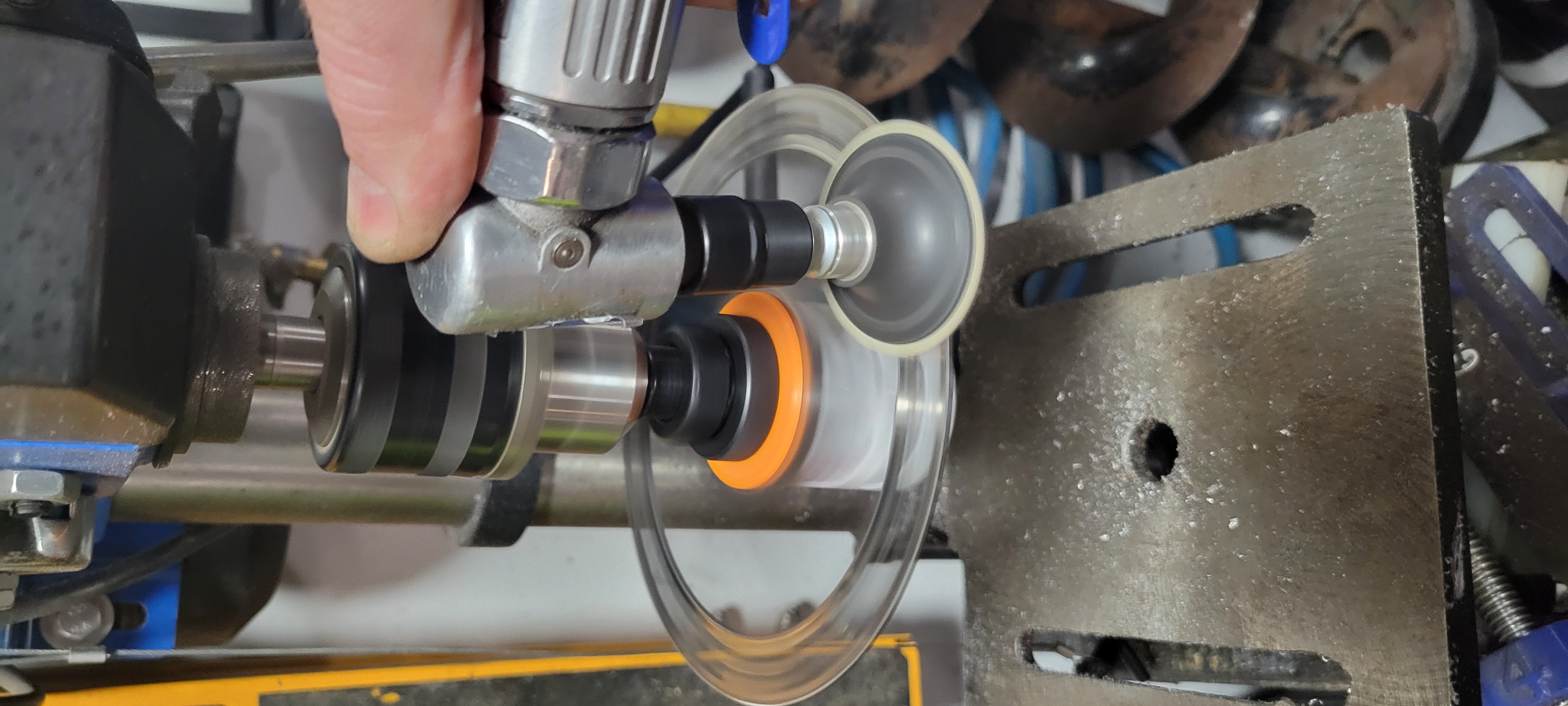Disk Brake Rotor to Hole Saw Mandrel Adaptor