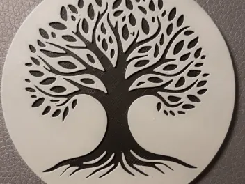 Painting stencil - tree