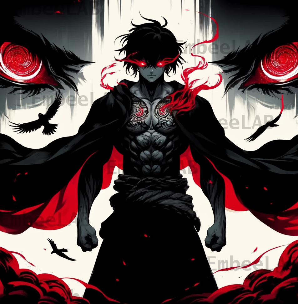 Hueforge - Naruto - Itachi Uchiha Fanart