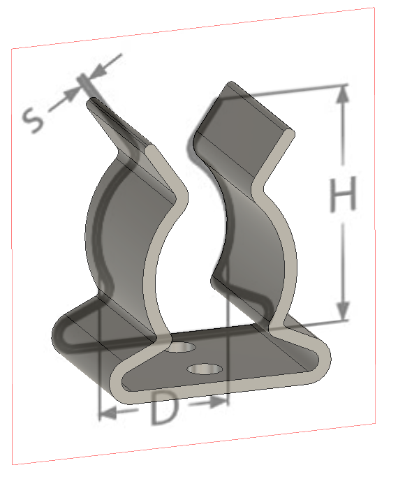 Tool holder clip by AlexMu Download free STL model