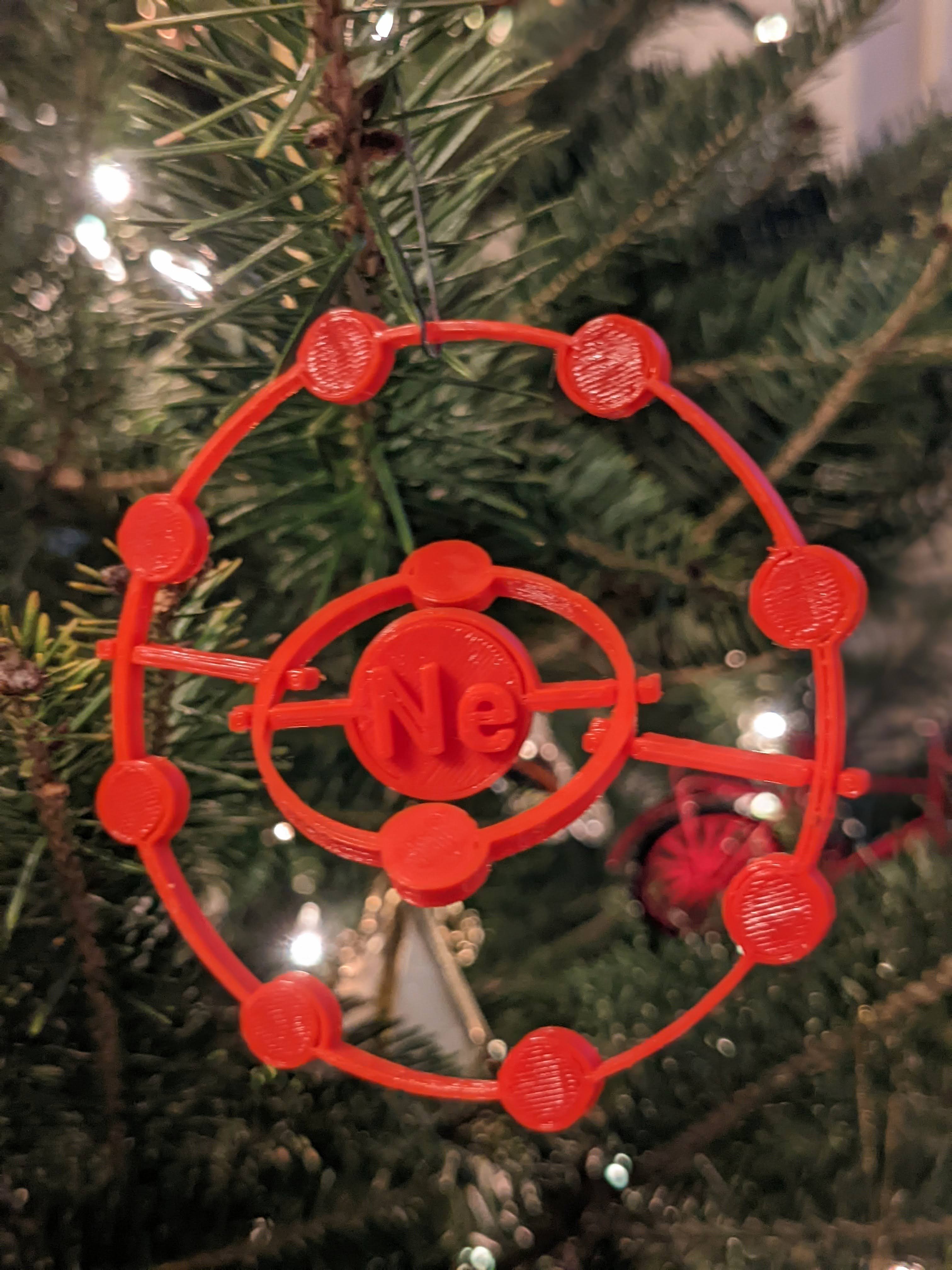 Atom Ornament - Quick Print