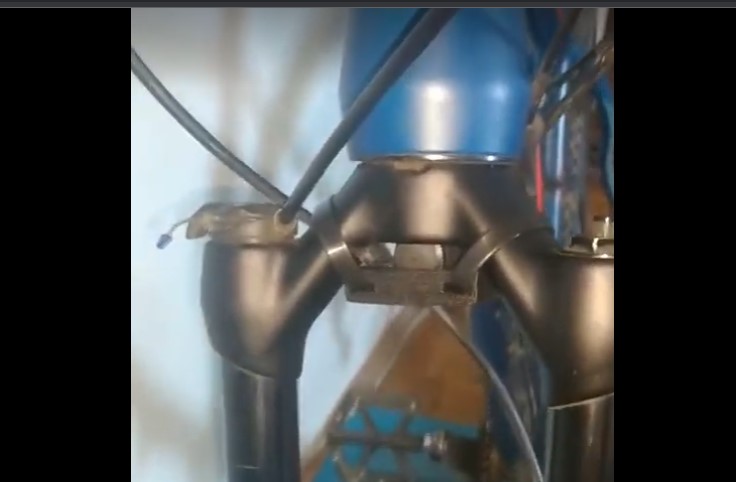 Bicycle internal top tube pump and ziptie holder