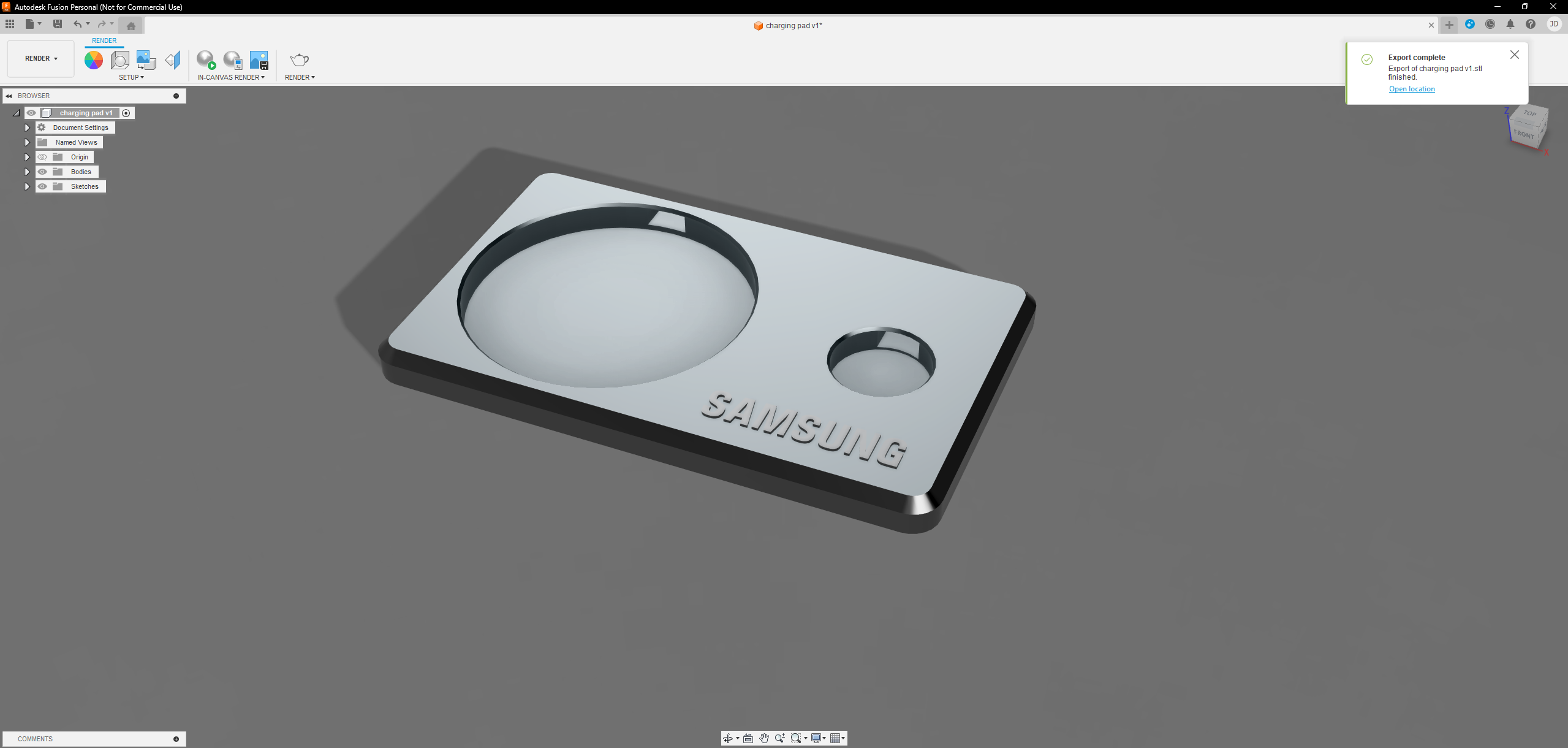 Charging Station for Samsung Phone & Galaxy Watch