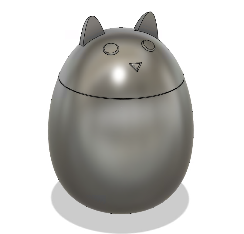 Cat shaped storage box