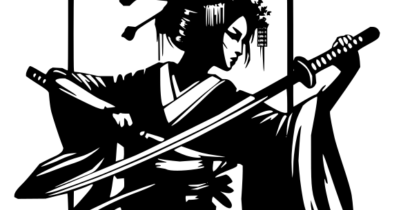 Geisha Samurai Wall Art by Jura Švébiš | Download free STL model ...