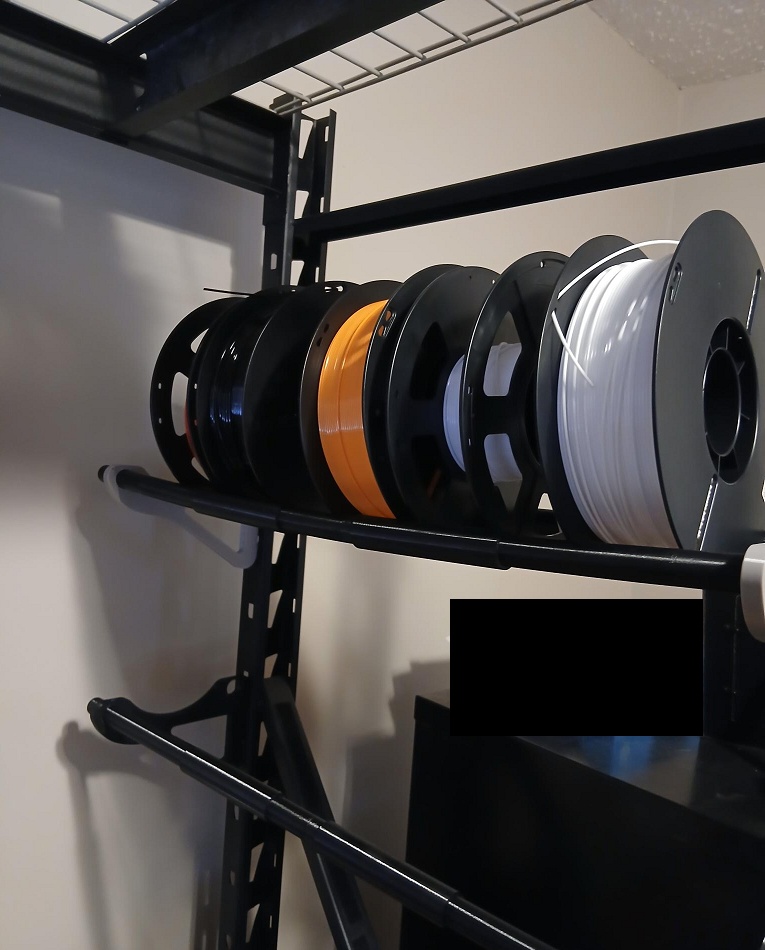 Filament spool (interlocking) crossbar - Husky shelf