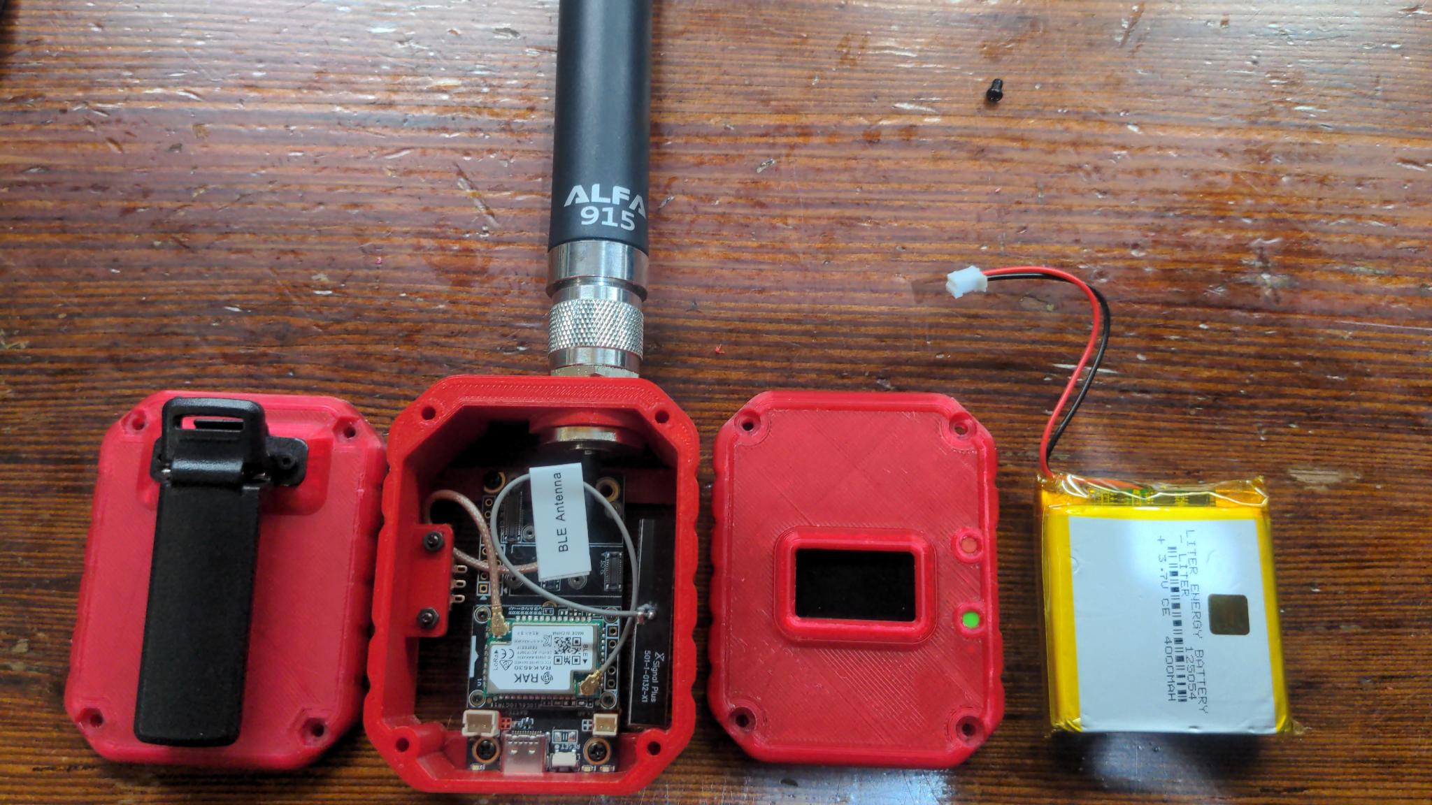 NodeBrix Modular Case System for Heltec LoRa32 v3 and RAK19007 for use with Meshtastic