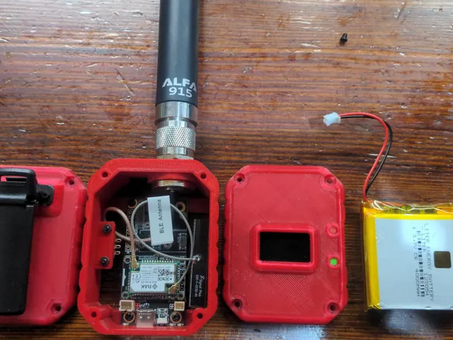 NodeBrix Modular Case System for Heltec LoRa32 v3 and RAK19007 for use with Meshtastic