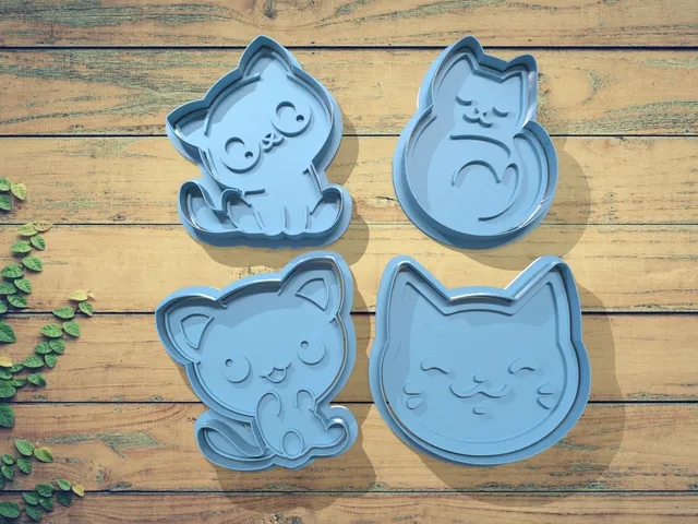 Cat Cookie Cutter Set