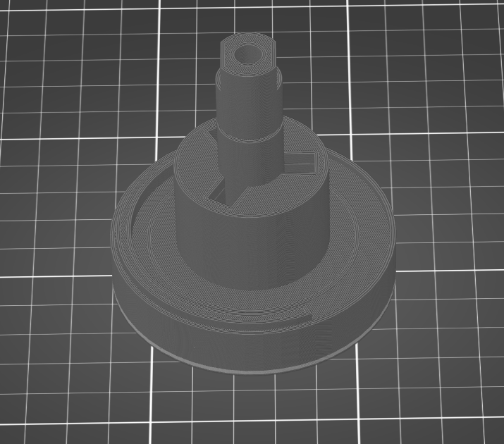 Replacement for Meade DS 2000 Altitude axle - optimized for 3D printing, no supports.