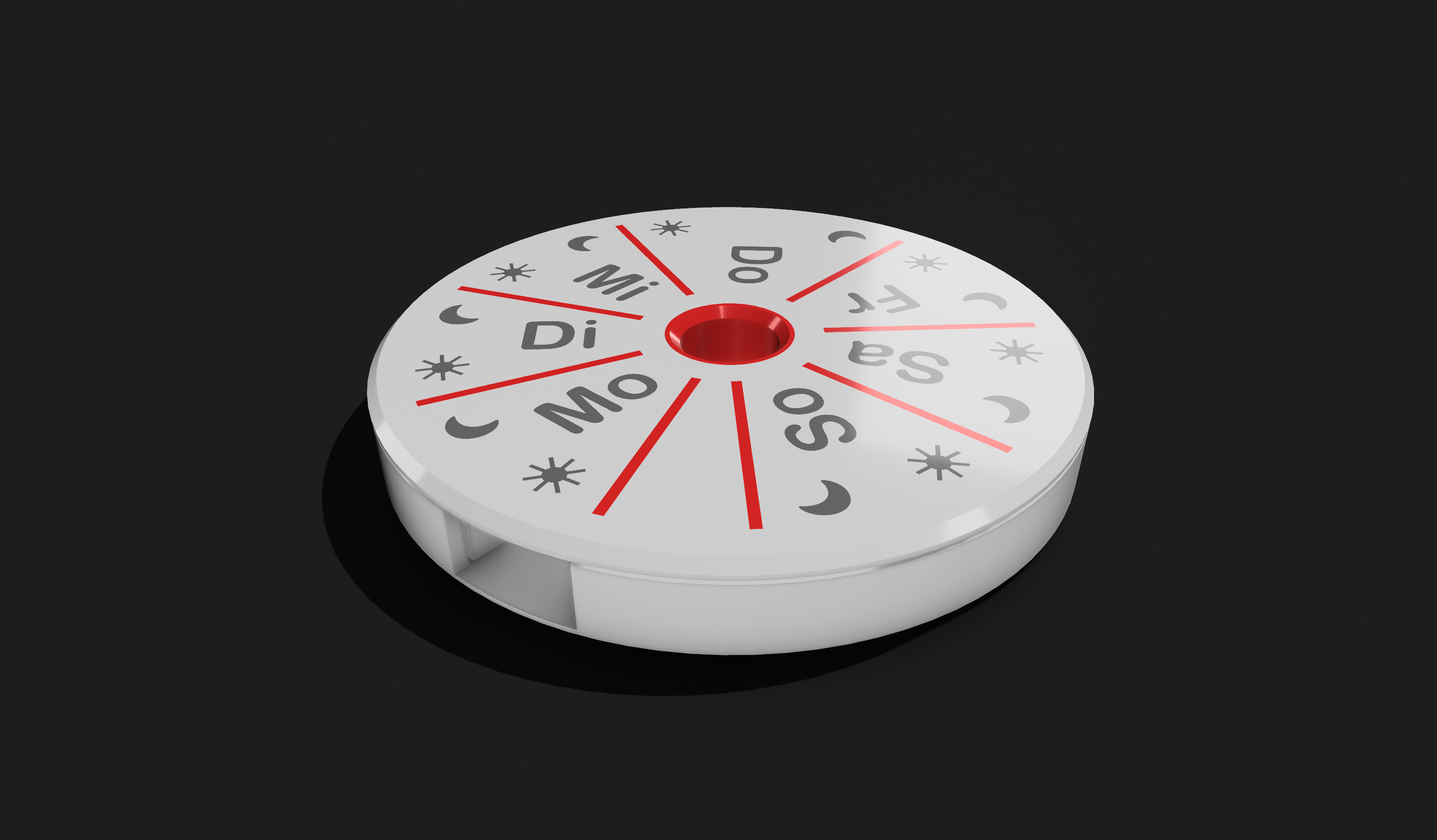 Weekly Pill Dispenser