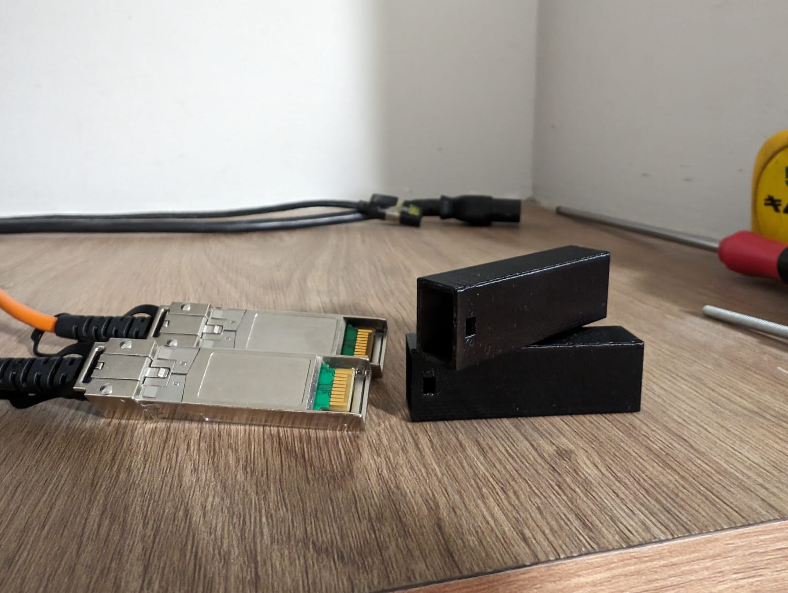 SFP 10G DAC Connector Cover By Tan Wei Download Free STL Model sfp-10g-dac-connector-cover-by-tan-wei-download-free-stl-model
