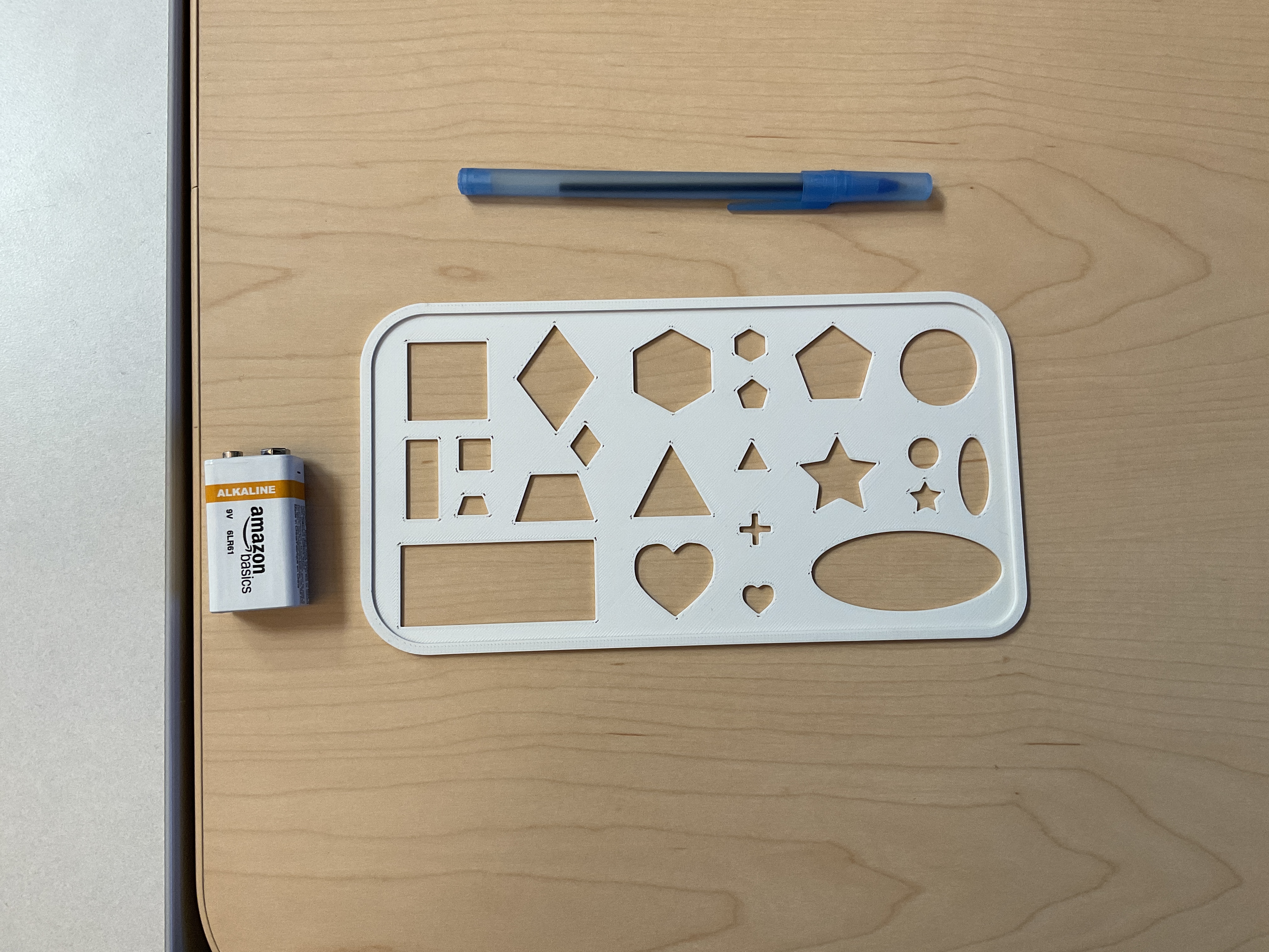 Basic Shapes Stencil
