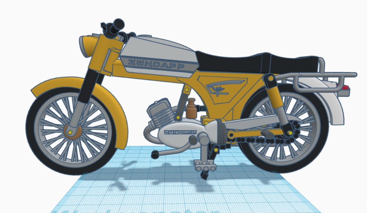 Zundapp KS50 50cc year 1977 scale 1:10 Designer Ed van der Heijden. by ...