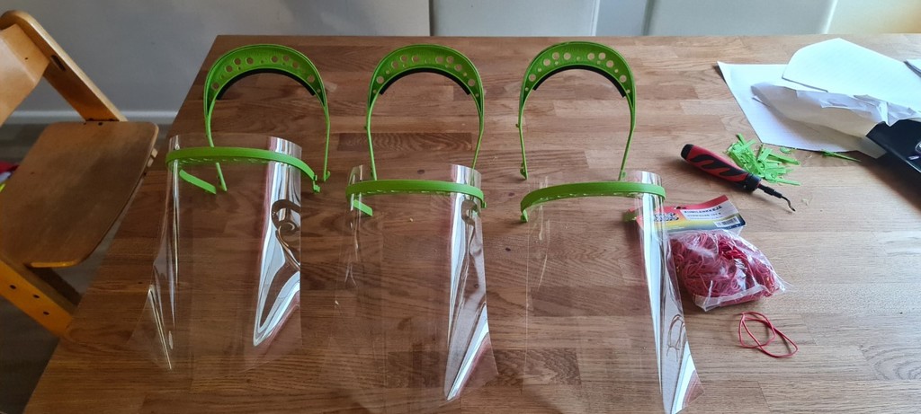 3D Printed Face Shield 