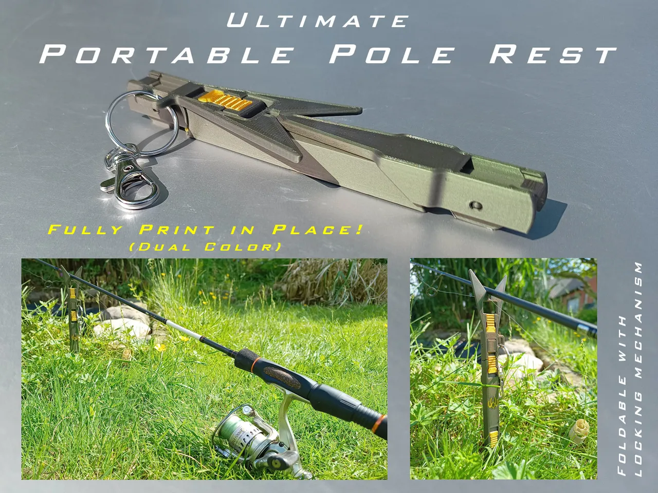 buy fishing pole rest Telescopic Rod mounted rack Rod Boss 1000RA Single Raised