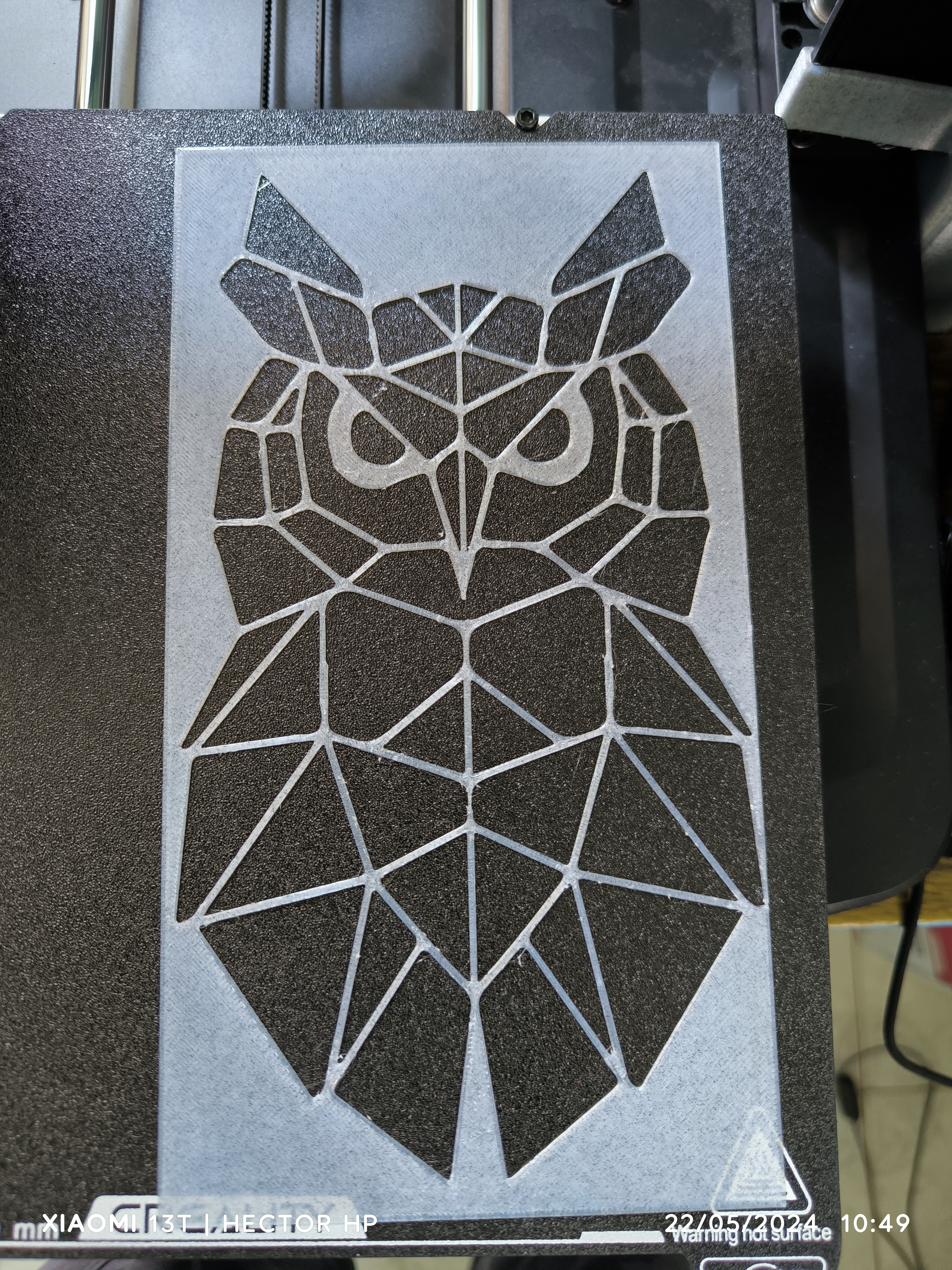 Miniatura 2 do modelo 3D Geometry Owl Template