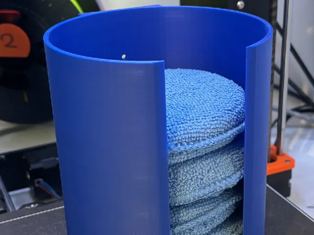 Wall mounted for wax pads holder