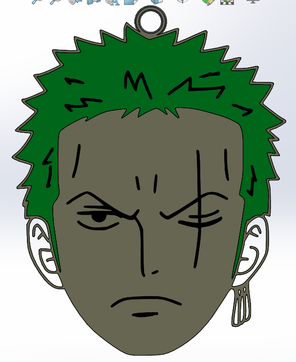 llavero de zoro