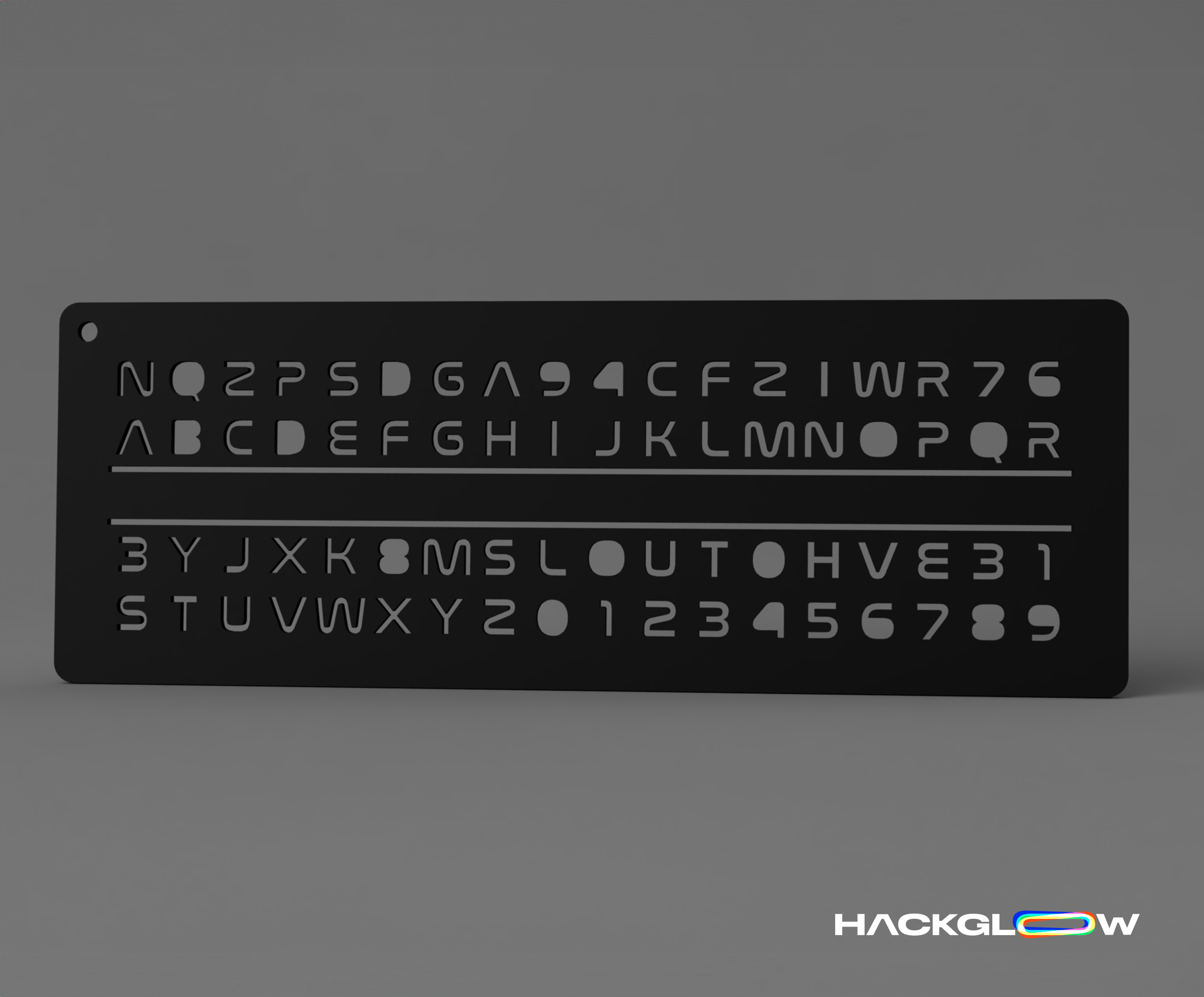 Secret Message Stencil (Simple cypher)
