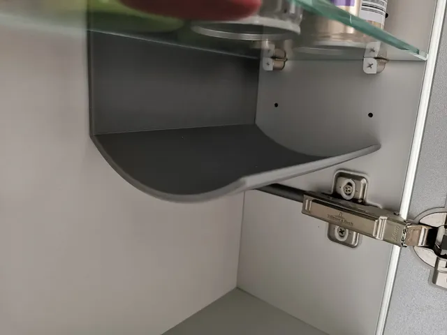 Spiegelschrank-Hakenhalterung / Mirror Cabinet Hook Holder