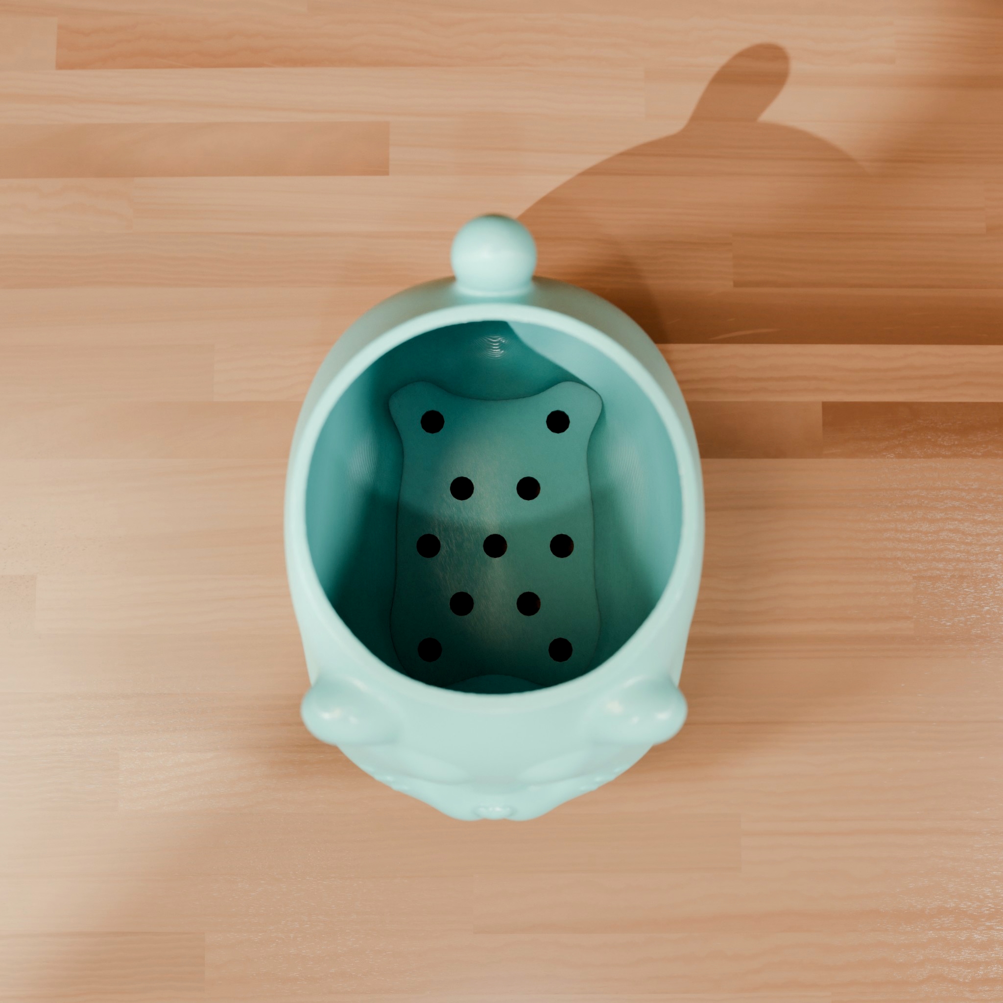 Miniatura 4 do modelo 3D Cute Cat Planter