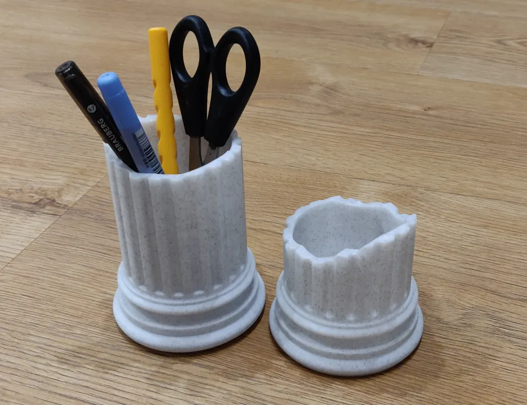 Greek Pillar Pen Holder