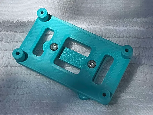 Ender 3 NG v1.2 DIN mount bracket for HiLetgo 3-01-1810-5V 30A relay module