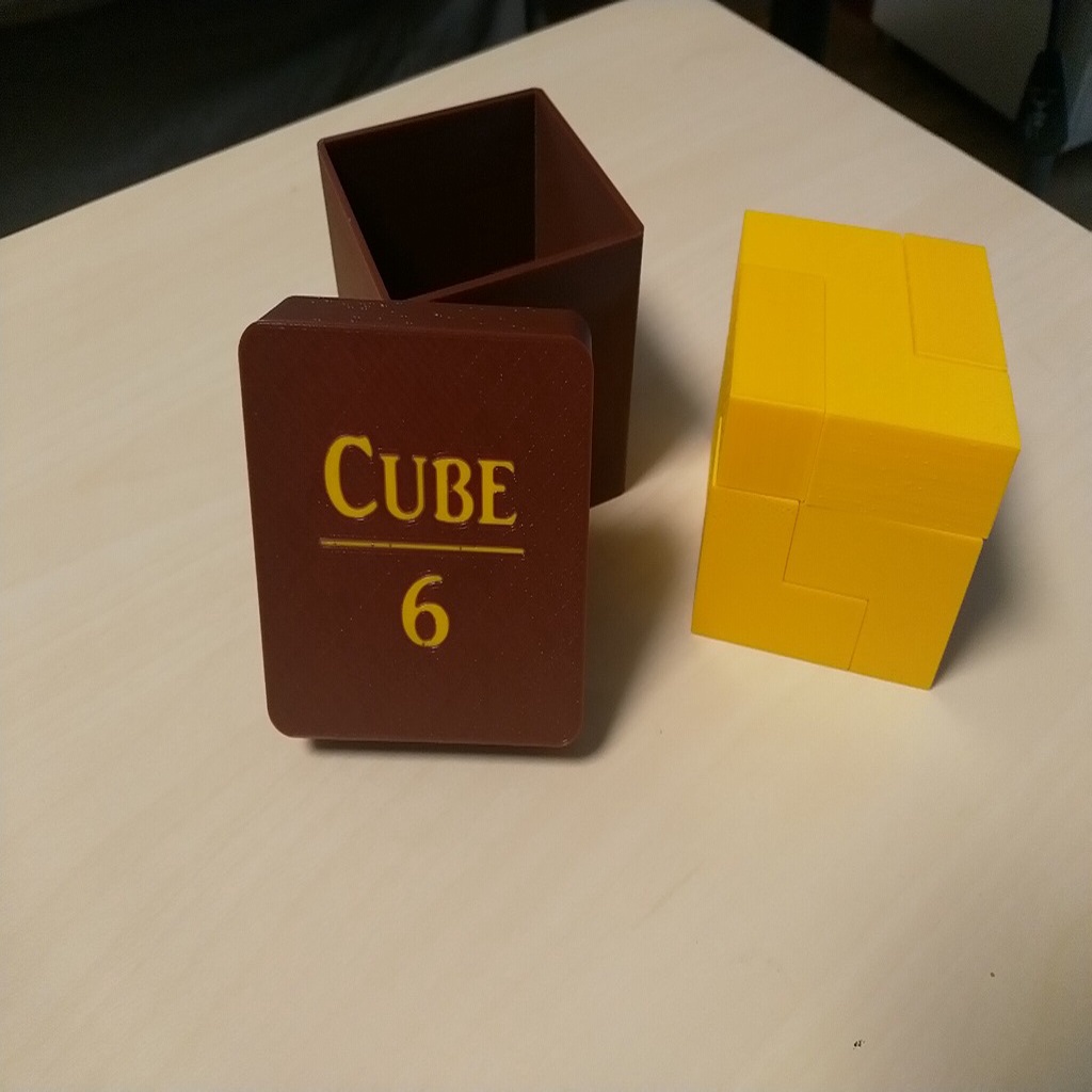 Puzzle Cube with Box