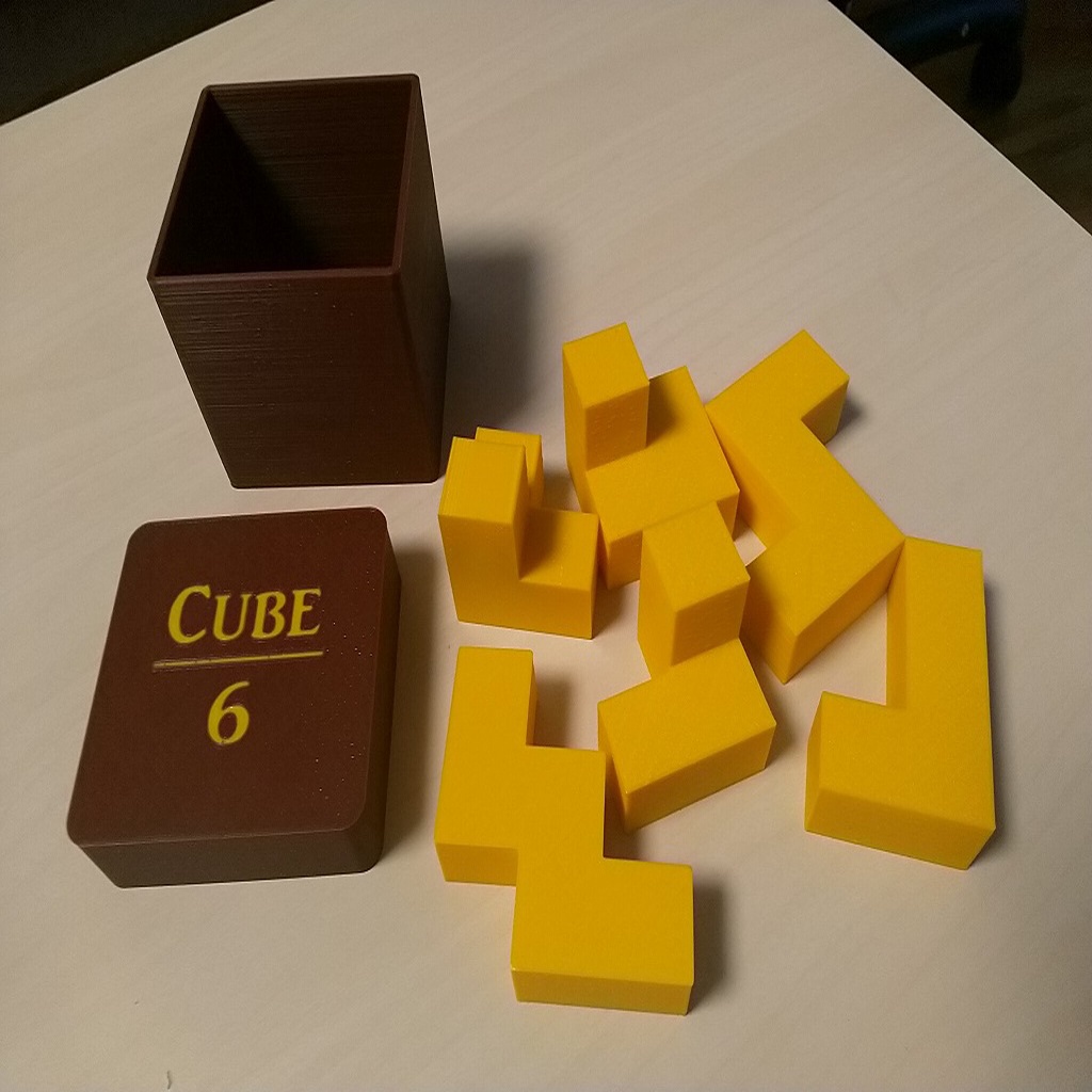 Miniatura 2 do modelo 3D Puzzle Cube with Box