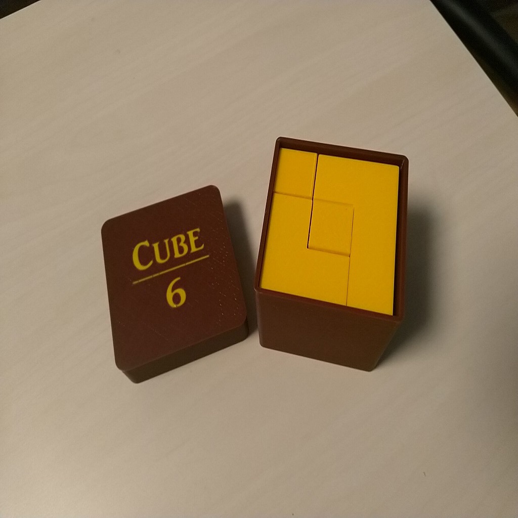Miniatura 3 do modelo 3D Puzzle Cube with Box