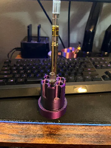 Revolver Themed Dab Pen Holder