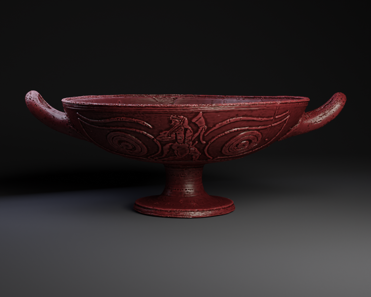 Attic Black Figure Eye Cup