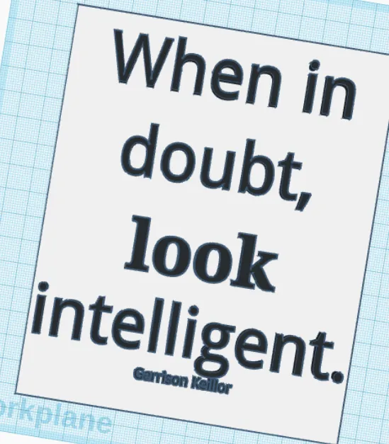 When in doubt look intelligent sign by brightideas99 download free