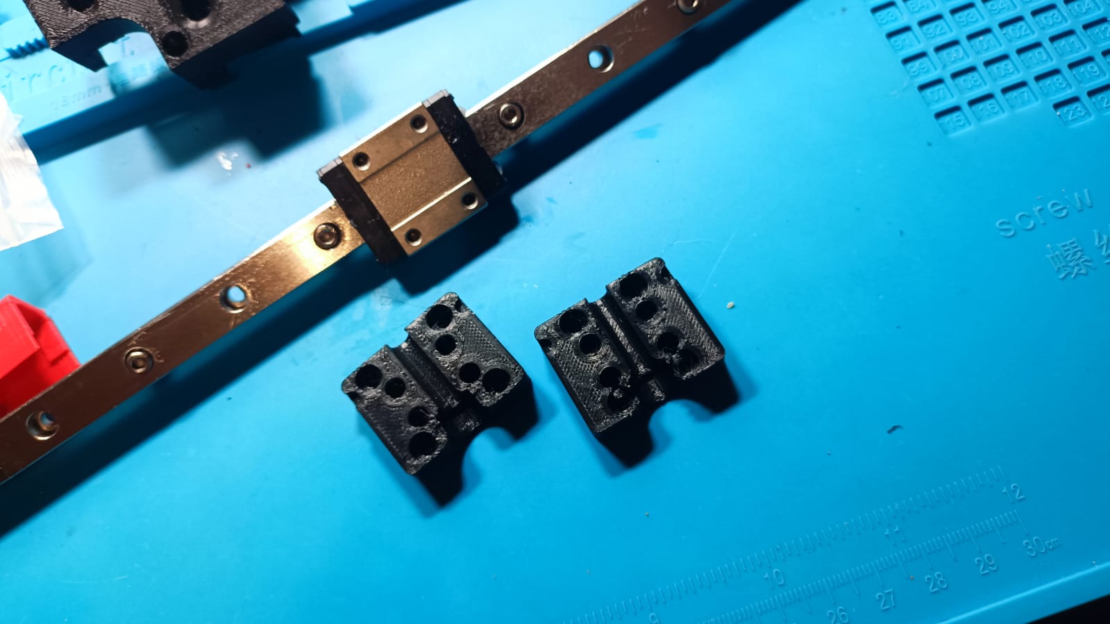 Voron X Carriage with BLTouch inside For Ender 3v2 MGN12C version by