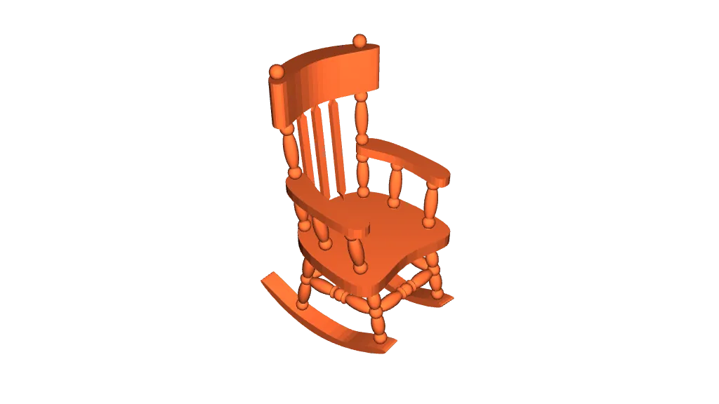 rocking chair! by USA BOY | Download free STL model | Printables.com