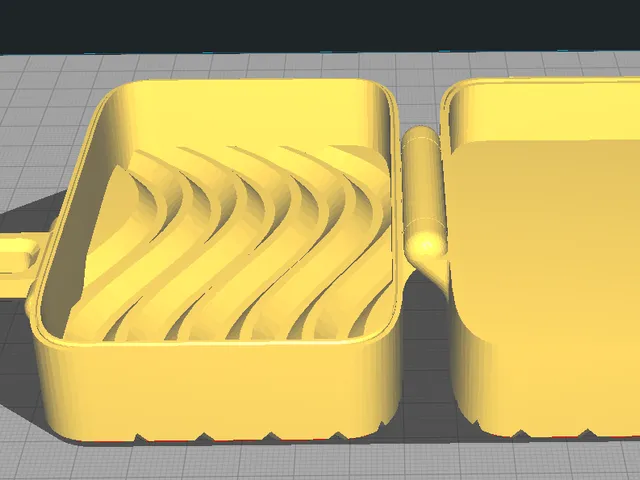 Soap Traveling Box With A Smooth Inside