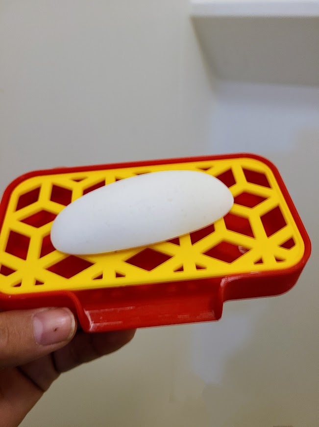 Thicker Soap Holder Screen 3D model thumbnail