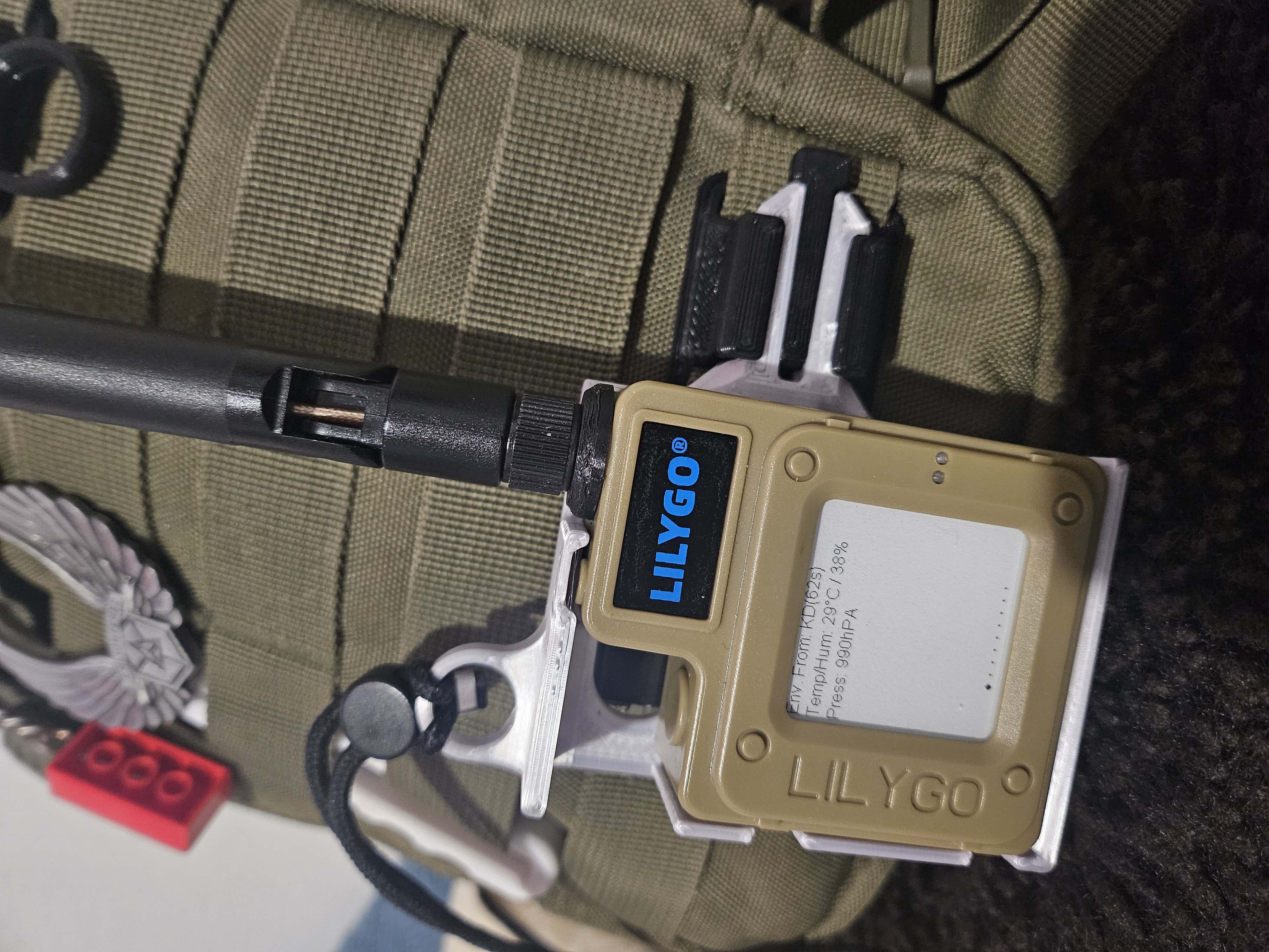 Lilygo T-Echo Shell w/ Improved Loop and Optional Quick Clip Attachment