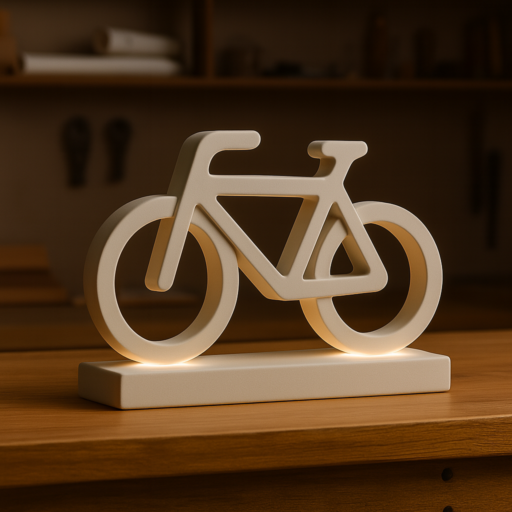 Minimalist Bicycle Sculpture