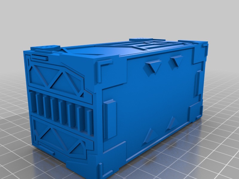 Miniatura 3 do modelo 3D Industrial container designed for Infinity