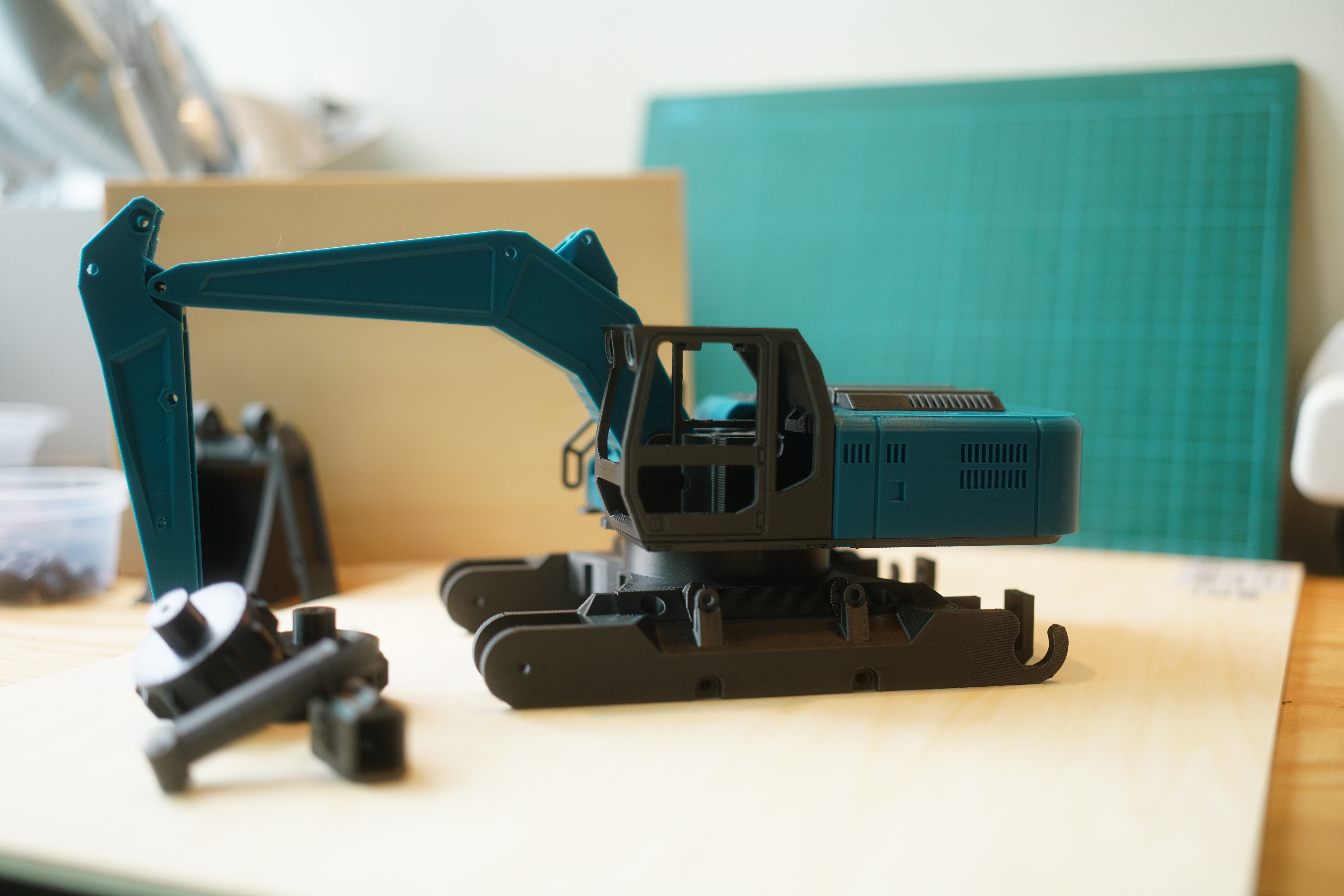 Custom Mods for ProfessorBoots DIY RC Excavator