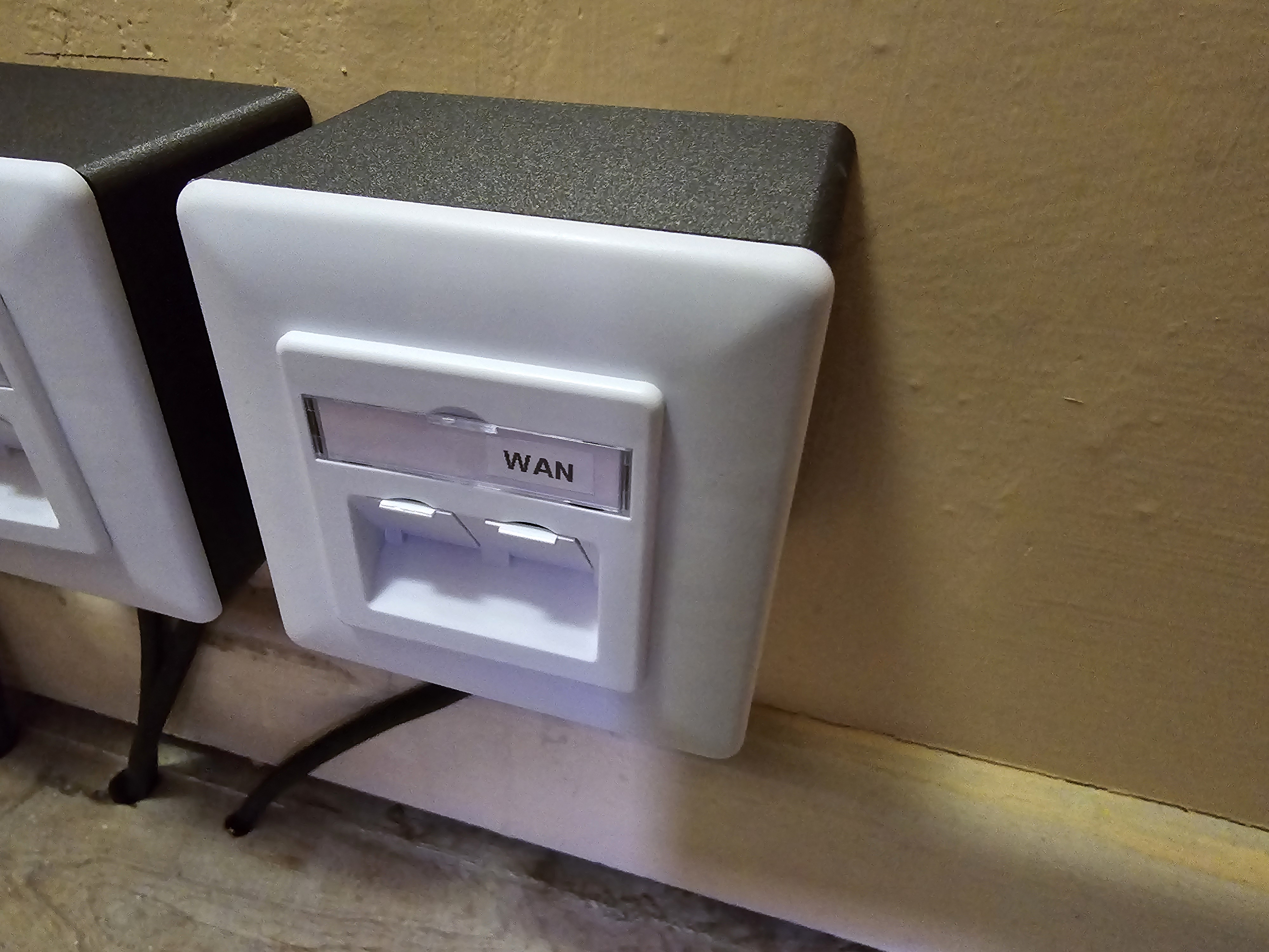 80mm Pattress/Back Box for Keystone Wallplate