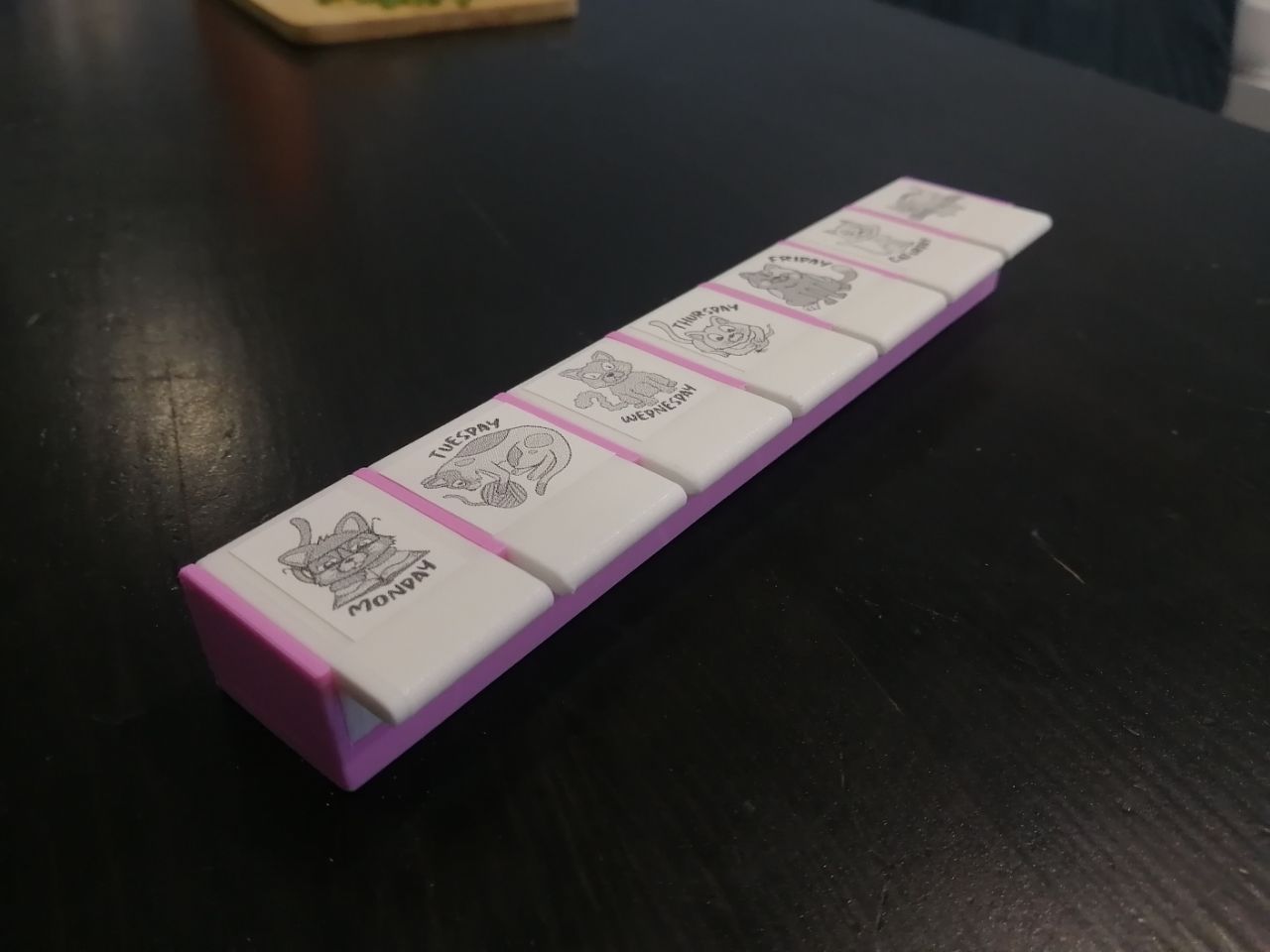 Pills Case Parametric by Maxim Borodkin Download free STL model