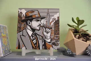 Fumador en Nueva York - HueForge