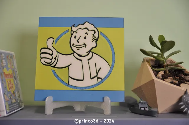 Vault Boy Fallout - HueForge